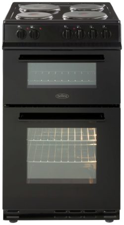 Belling FS50EFDO Double Electric Cooker - Black.